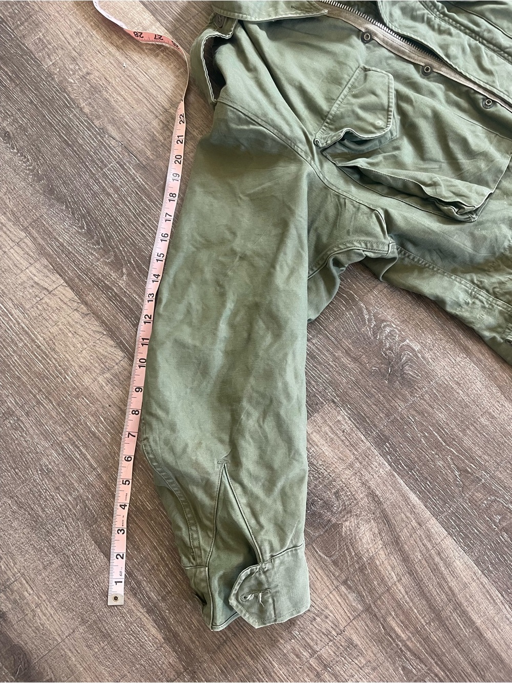 Vtg M1951 Field Jacket. Size Small/Short *flaws* - Picture 9 of 11